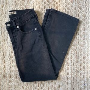 Madewell 25P Cali Demi Boot washed black Jeans